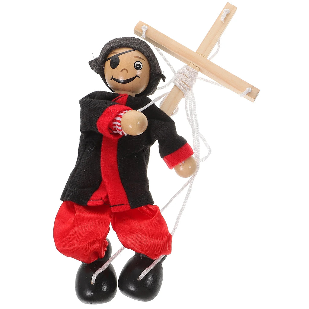 Wood Pirate String Marionette Puppet Toy D906