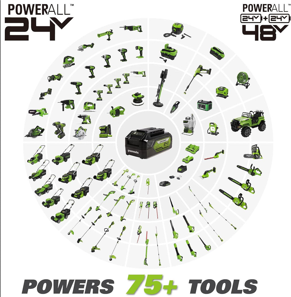 24V Brushless Drill / Driver with 2Ah USB Battery and Charger N8634