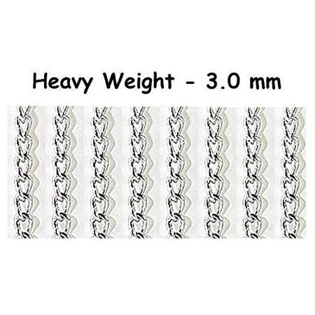 4 of Each Length Extra Heavy Weight Dog Choke Chain Collar E807