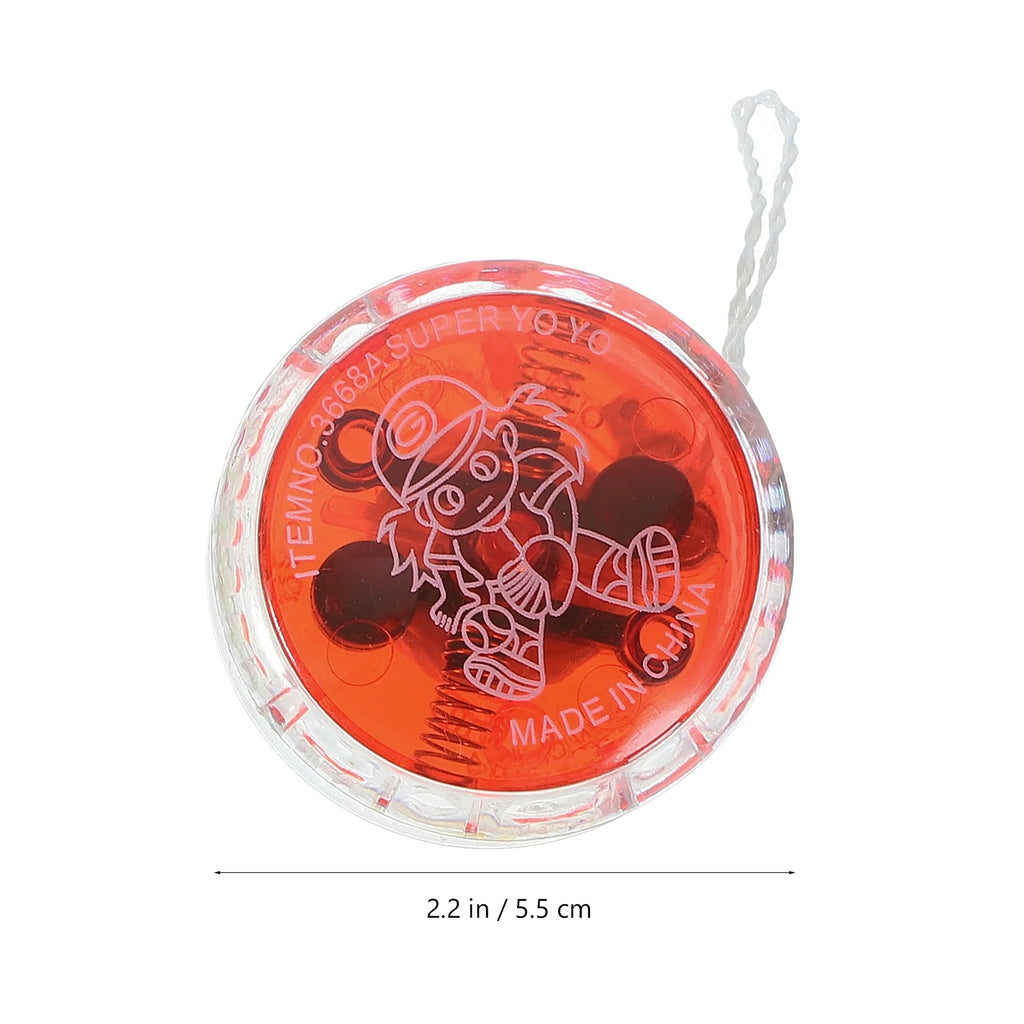4 Pcs Glow Yo-yo House Playset Indoor Toys Yoyo Childrens LED Balls Flashing Pp Z396479