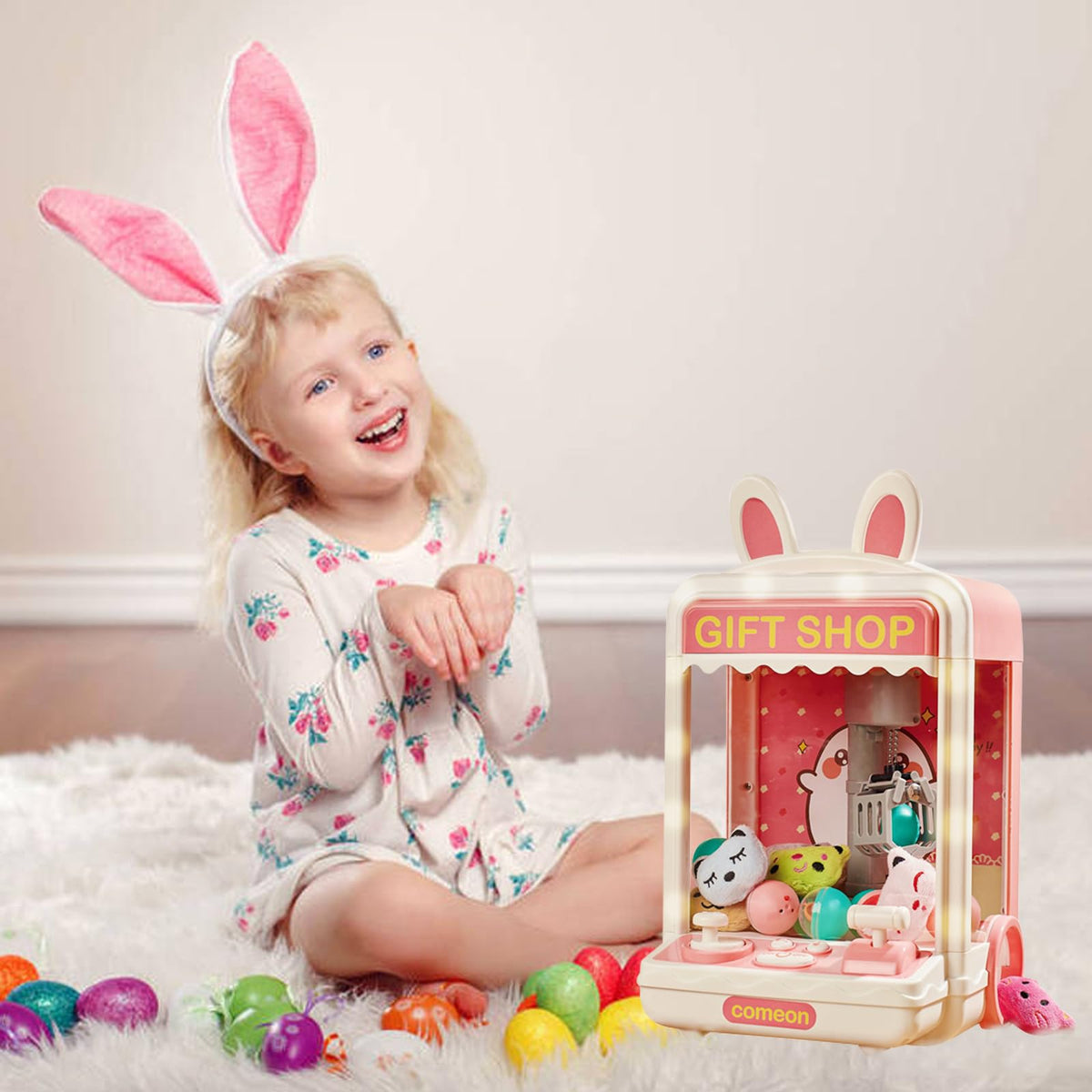 Mini Claw Machine for Kids Candy Vending Machine Toy E79158