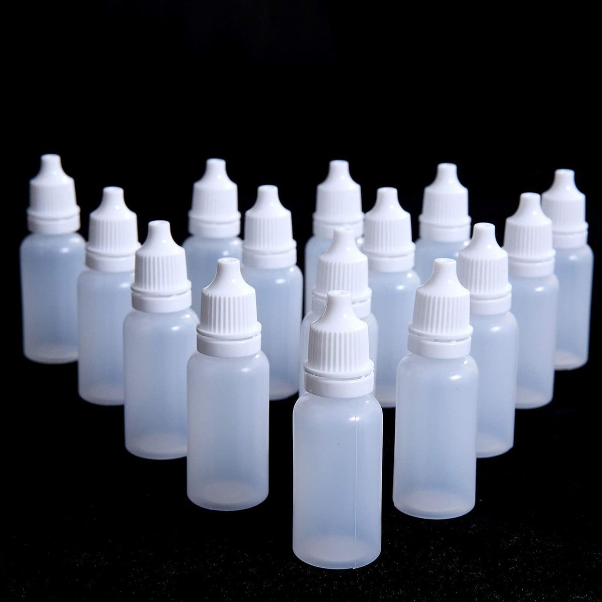 15ml Plastic Dropper Bottle with Childproof Cap, Pack of 2 N162
