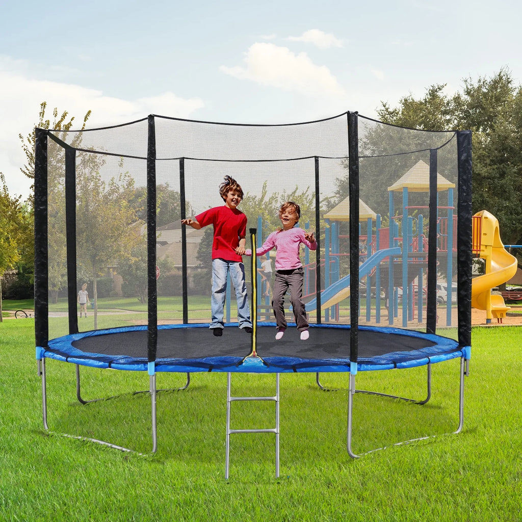 14FT Trampoline with Safety Enclosure N724597