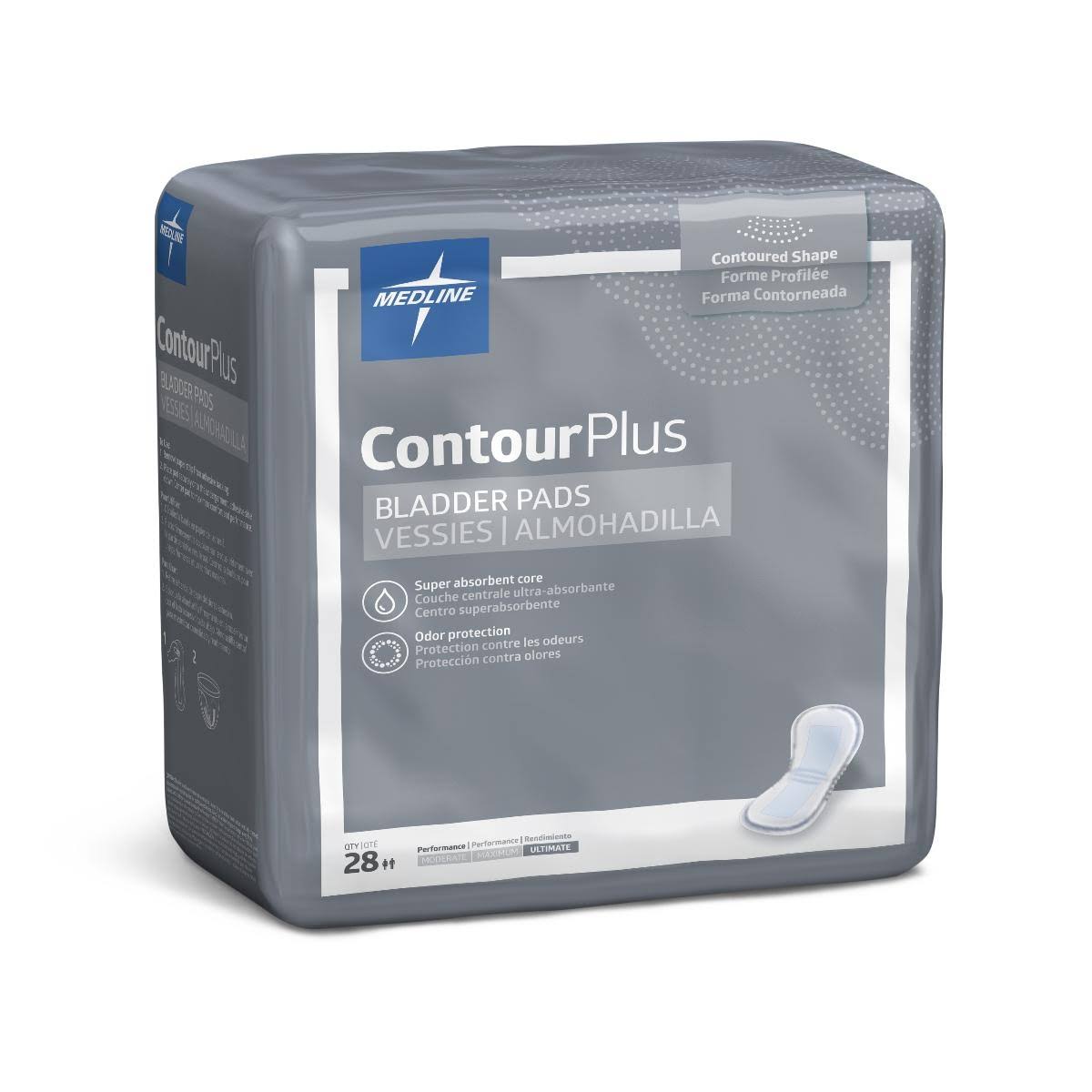 Bladder Control Pads, 5.5x22 x 10.5x22 O807