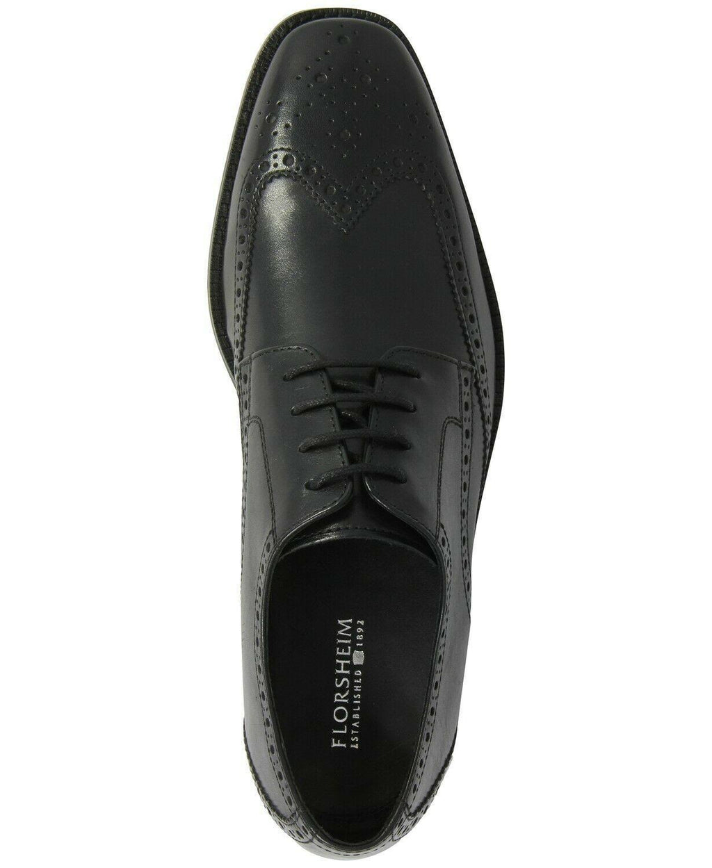 Black Wing Tip Shoes N523