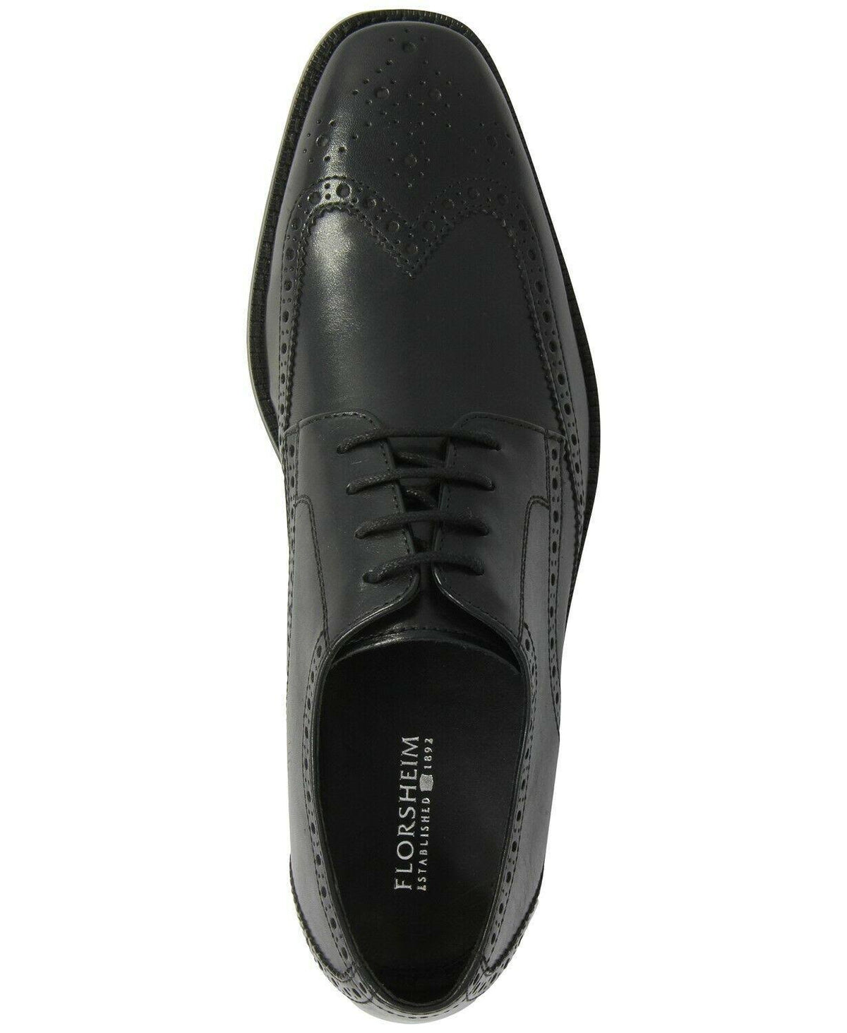 Black Wing Tip Shoes N523