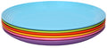36-Piece Melamine Salad Plate Set Multicolor A634