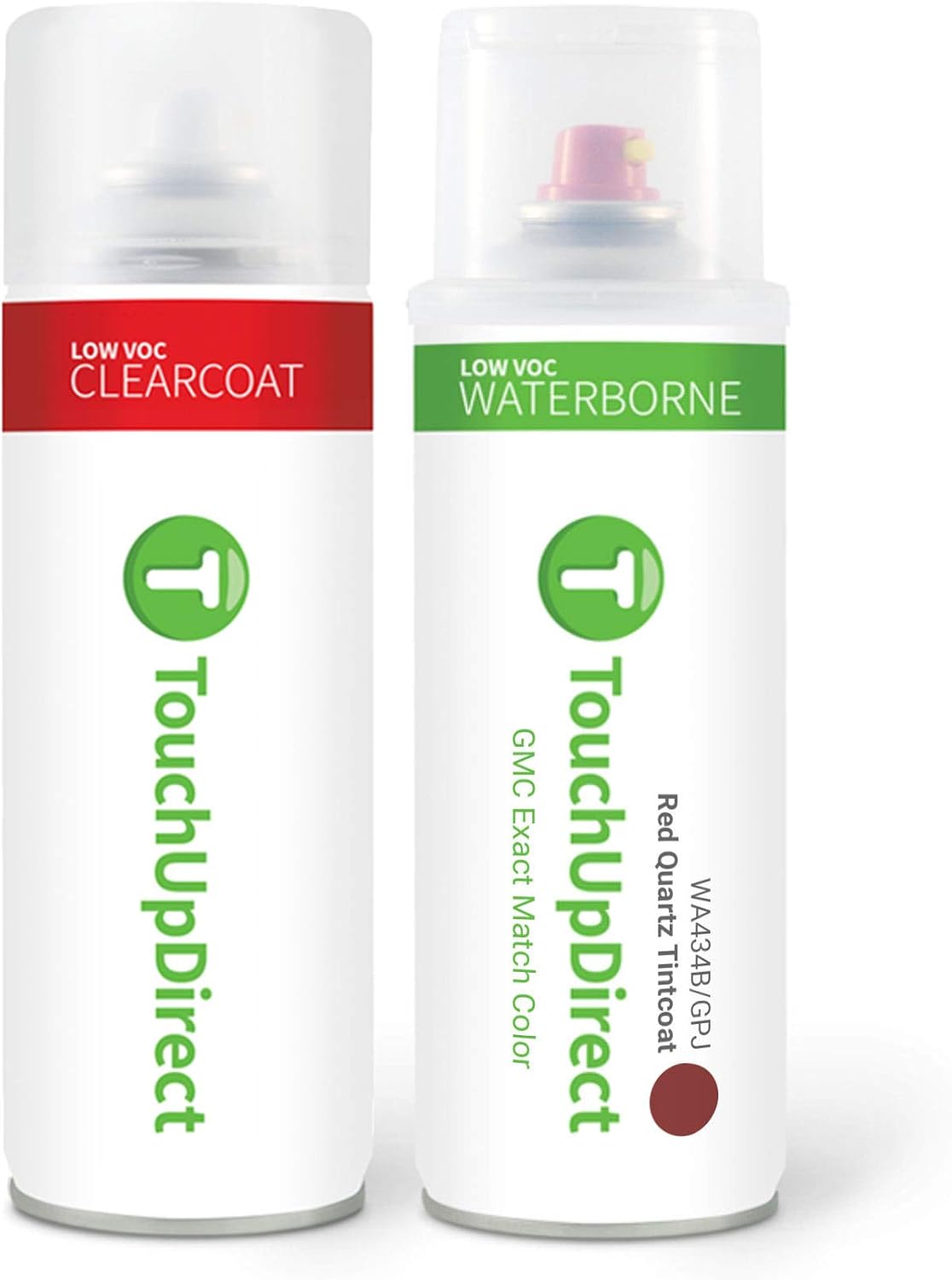 QAB Pearl White Automotive Touch Up Paint Aerosol Applicator Kit Z616443