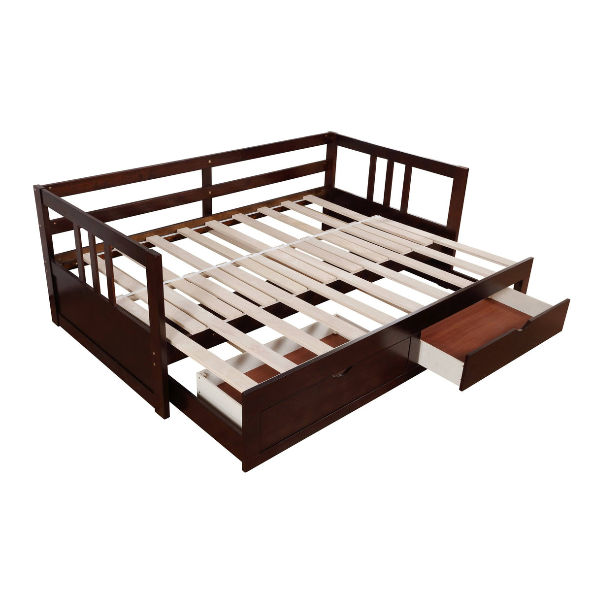 Grey Expandable Storage Daybed L8167