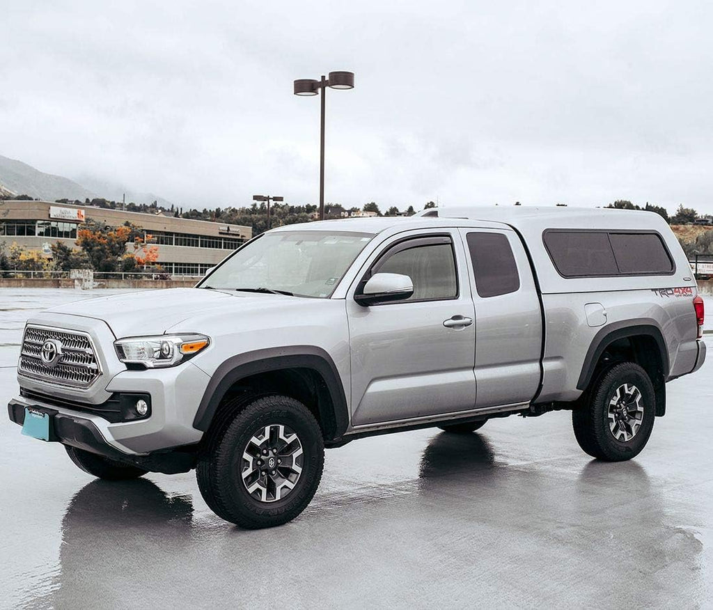 Shatterproof in-Channel Window Deflectors for Toyota Tacoma 2016-2022 Access Cab, 2 pcs C577