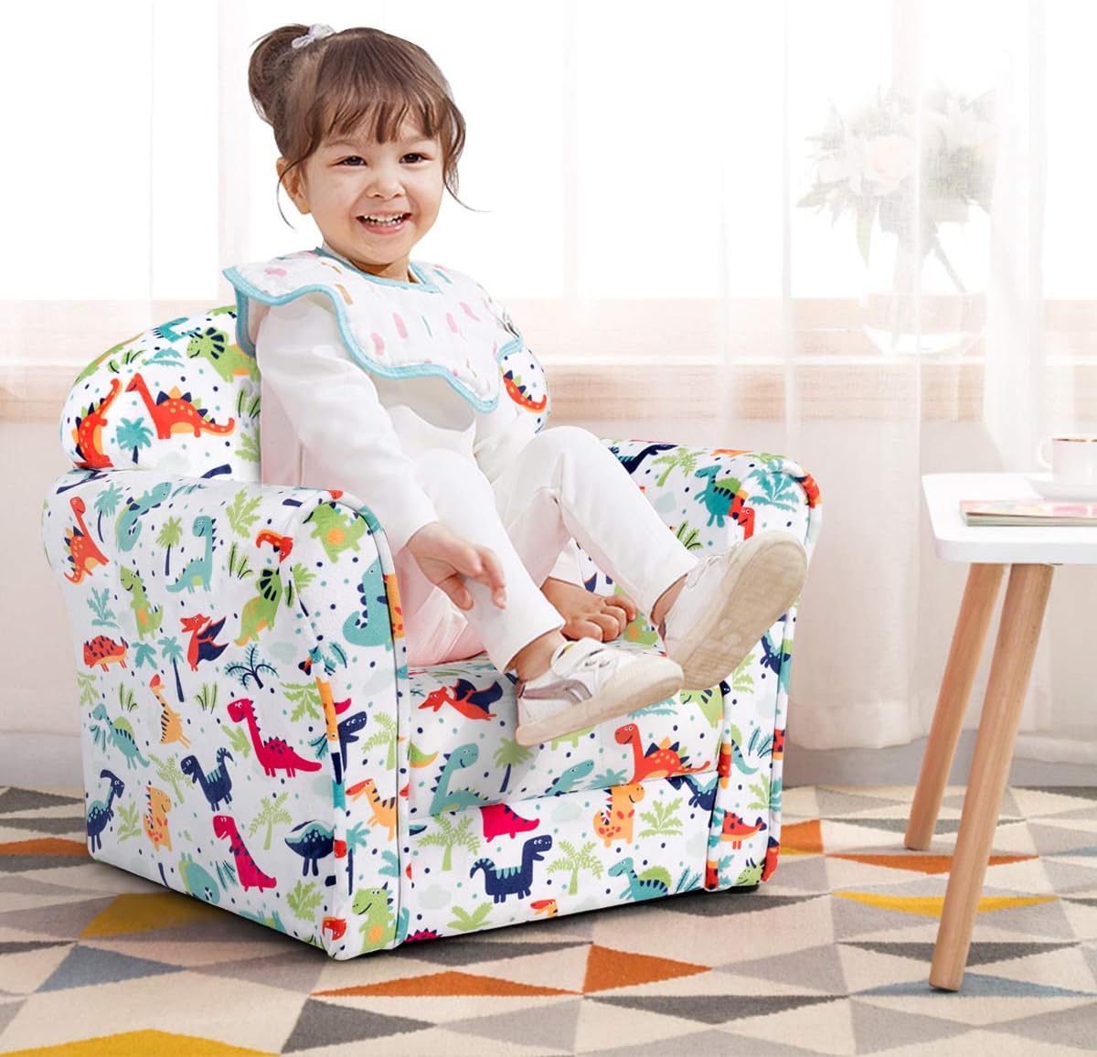 Kids Sofa with Dinosaur Pattern Q3963