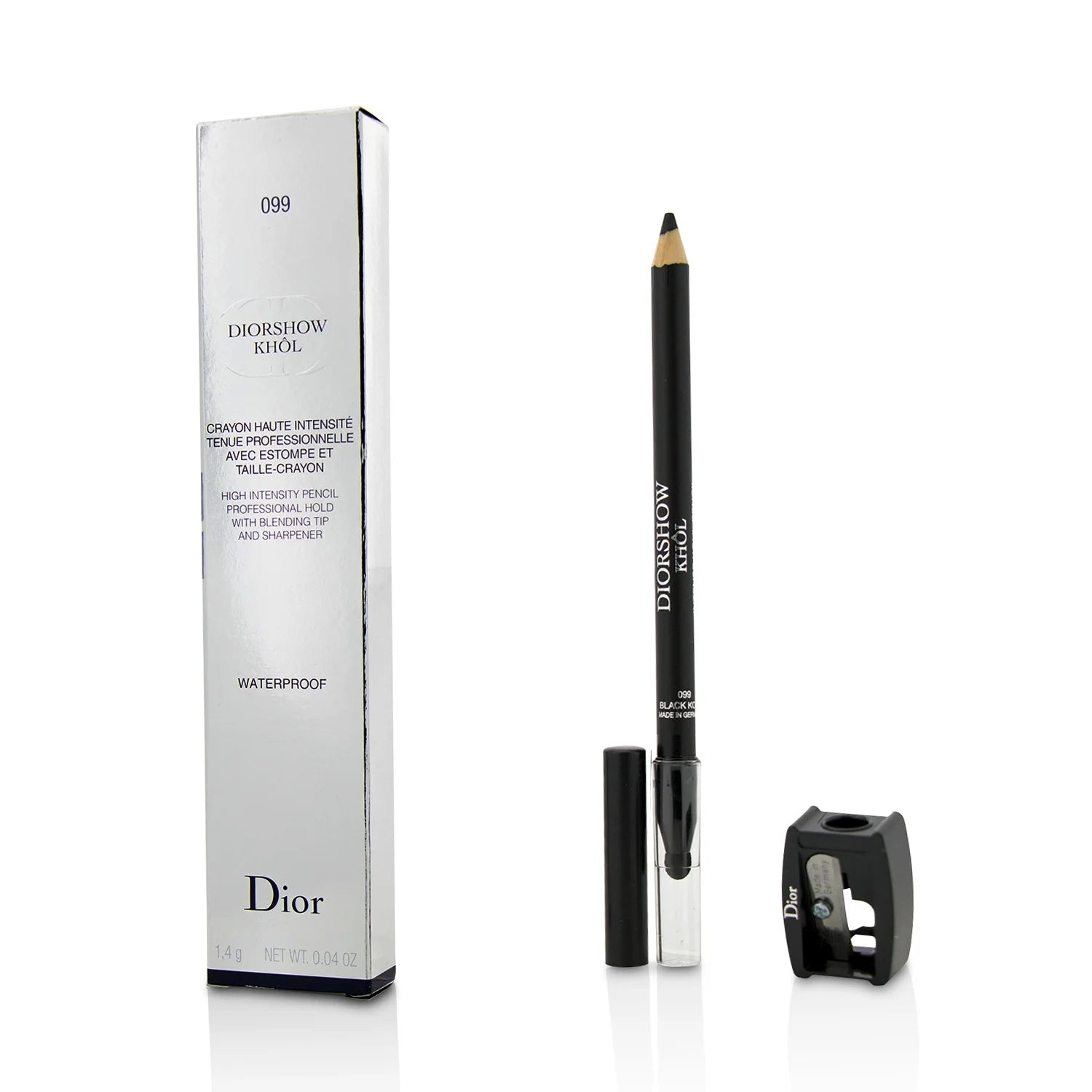 White Khol Waterproof Pencil with Sharpener H520969