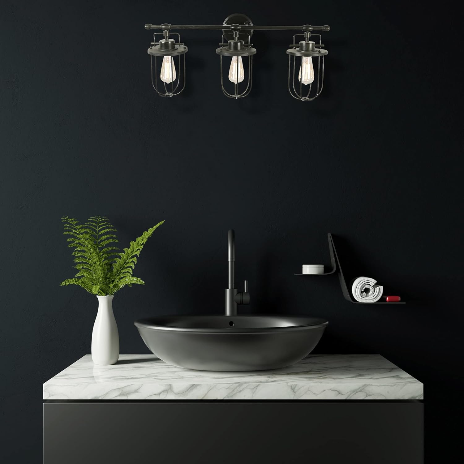 Black Vanity Light E337