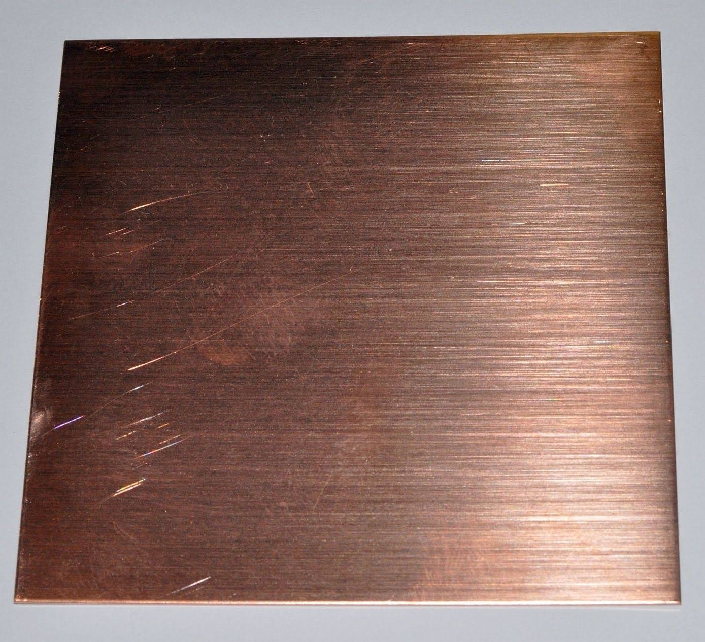 32oz Copper Sheet 24 inch x 24 inch Unpolished Mill Finish X202497