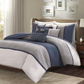 6 Piece Faux Suede Duvet Cover, King/California King (104 in x 92 in), Brown J90820