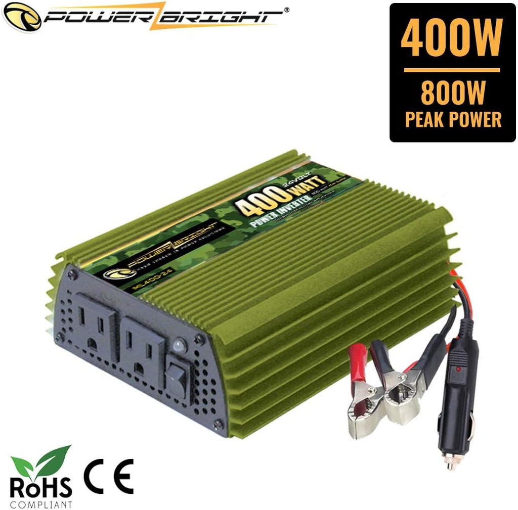 3500 Watt Power Inverter, DC 24V to 120V AC, Four AC Outlets, LCD Display Z153