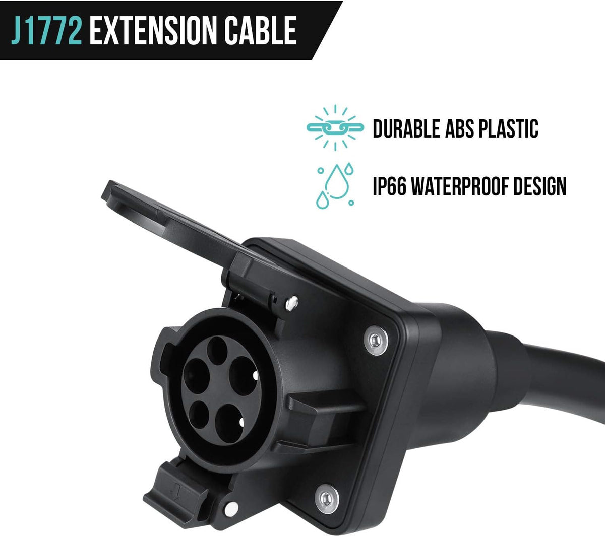 J1772 Extension Cable 40ft/12m for EV Chargers L15843