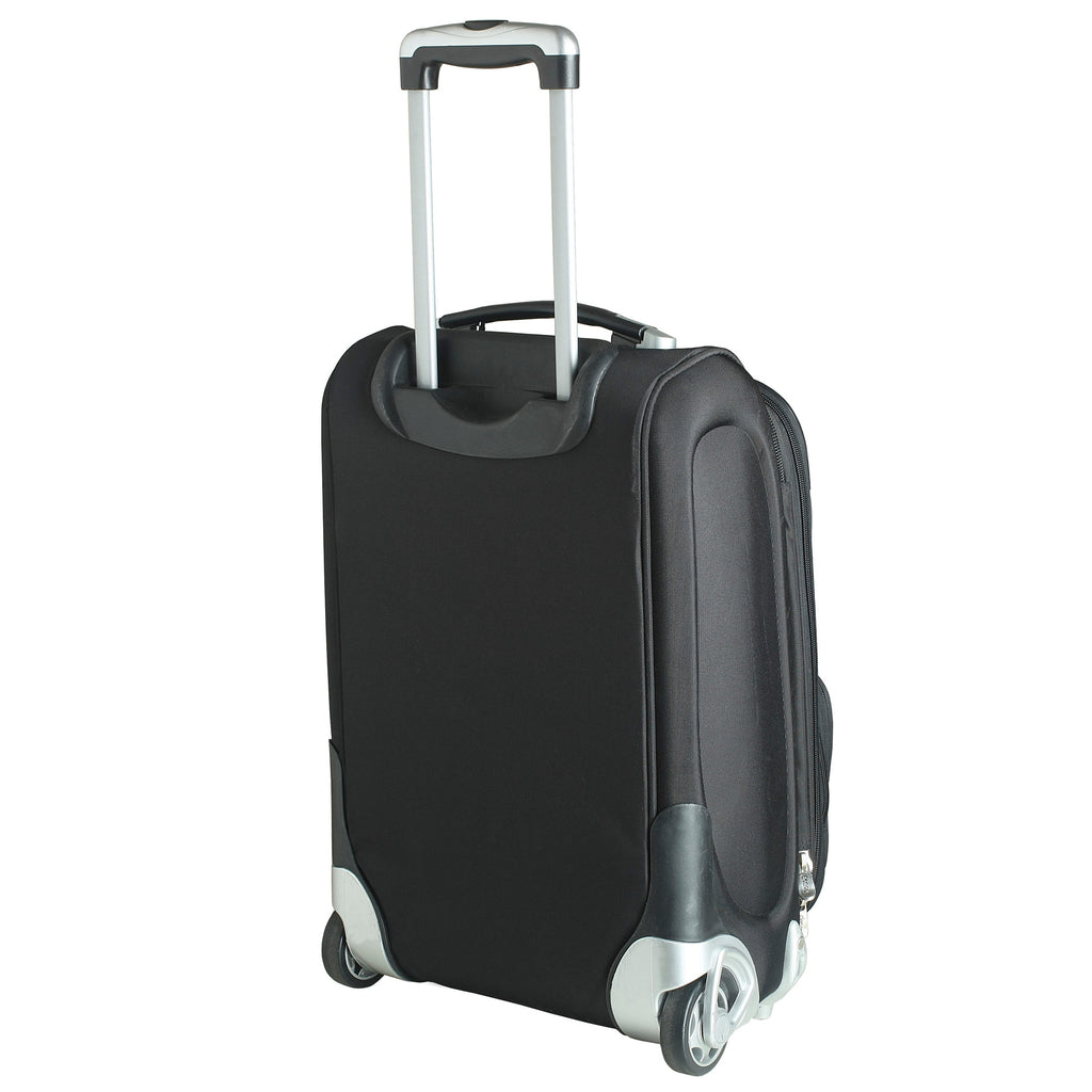 Black Softside Rolling Carry-On Suitcase F1613