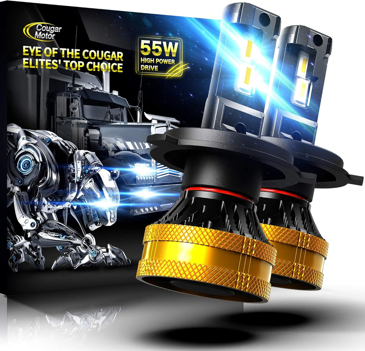 H4 LED Bulb 6500K Cool White Conversion Kit Q92362