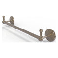 Antique Pewter 24 inch Towel Bar with Integrated Hooks U297