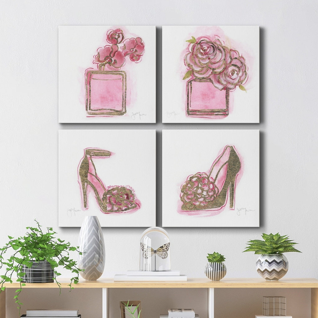 Golden Perfume Gallery Wrapped Canvas 10X10 J77078