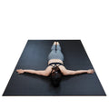 Extra Large Exercise Mat 7' x 5', 1/4" Thick, High Density, Black X9641