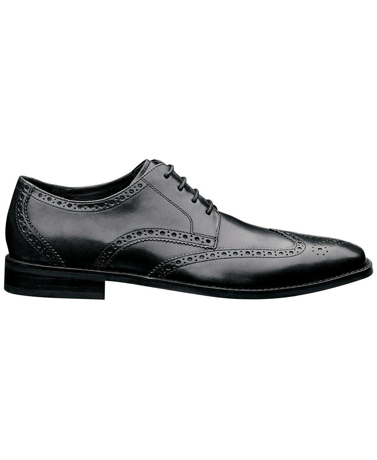 Black Wing Tip Shoes N523