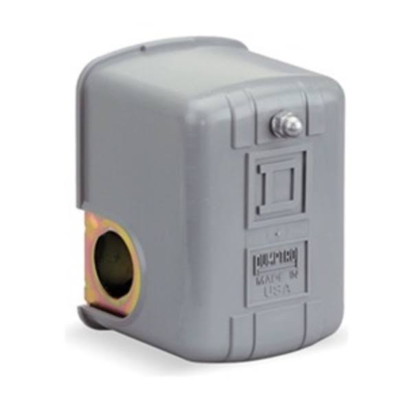 Pressure Switch, 40-20PSI, 1Port, Spst, 10A X7939