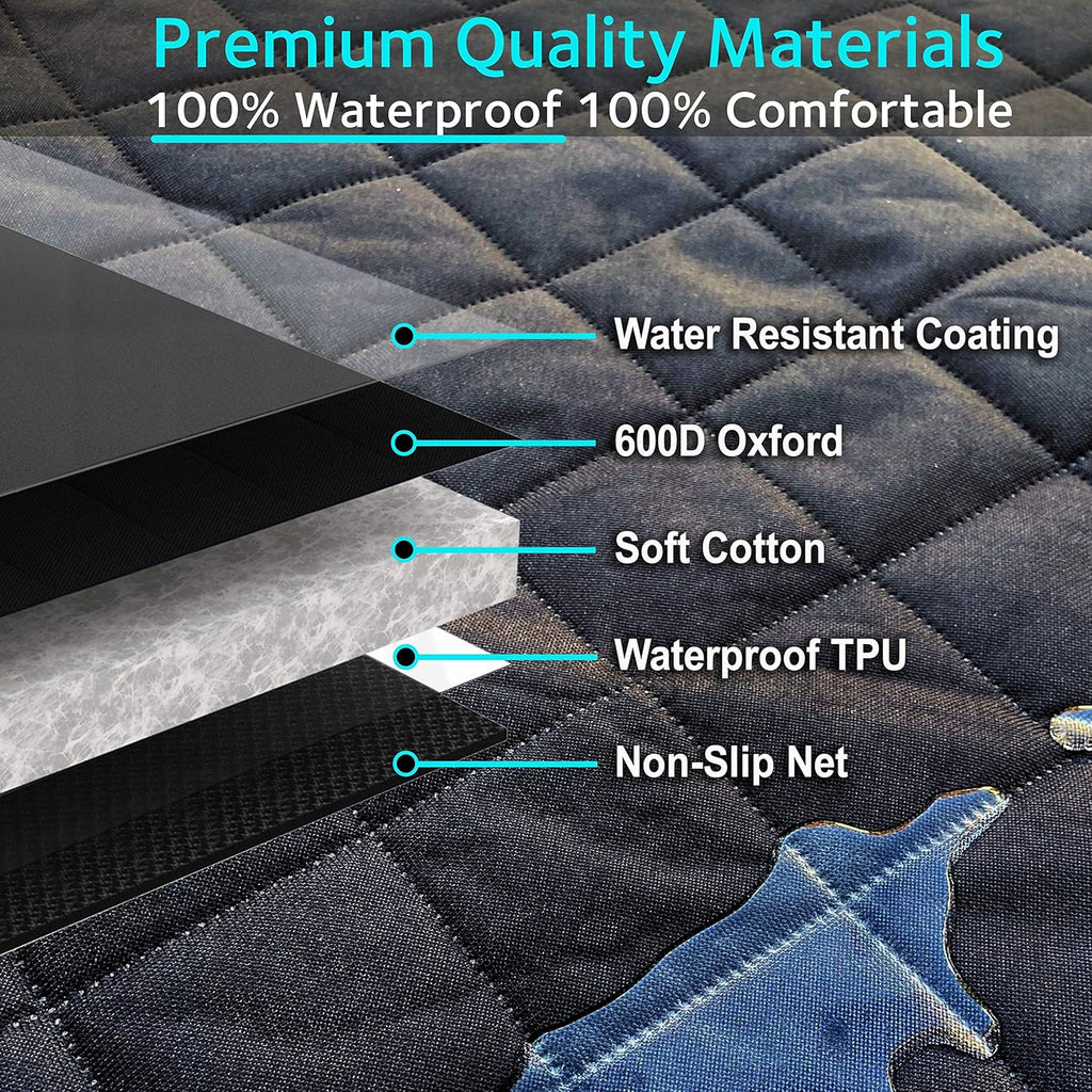 Heavy Duty Waterproof Non Slip SUV Cargo Liner Pack of 2 V112006