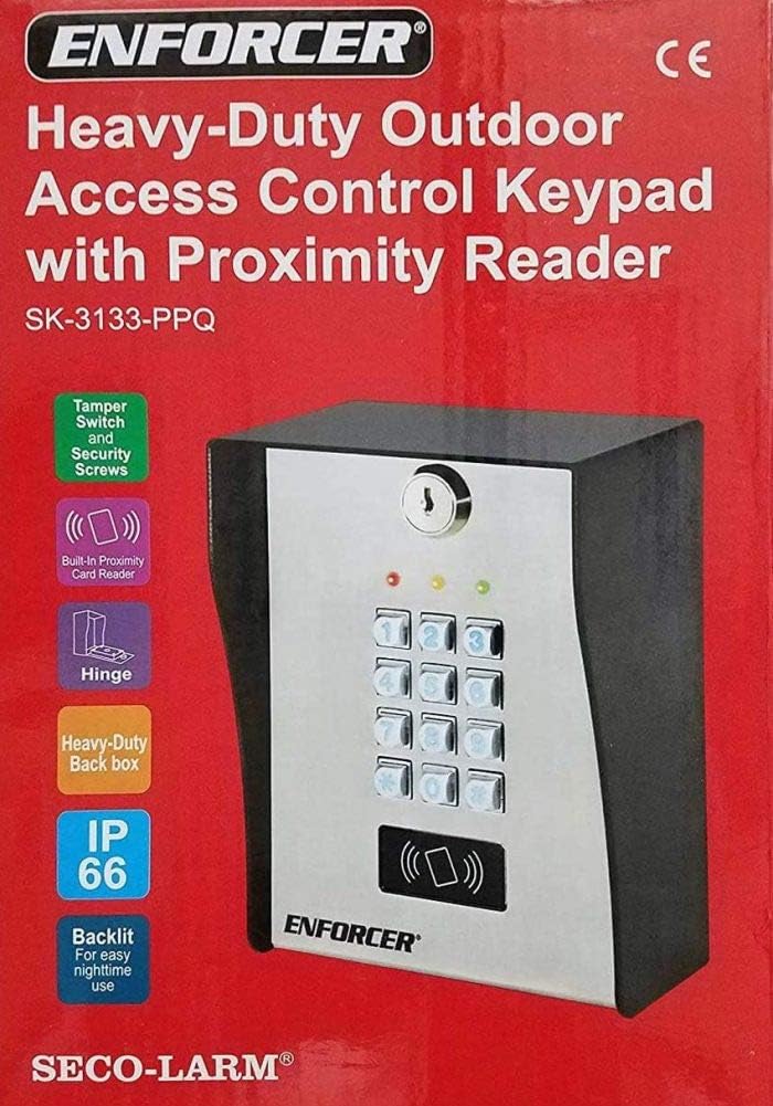 Heavy-Duty Outdoor Access Control Keypad with Proximity Reader Q648451