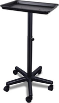 Height Adjustable Salon Rolling Tray on Wheels W4677