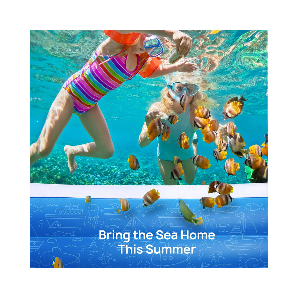 92"x56"x20" Rectangular Inflatable Pool V479532