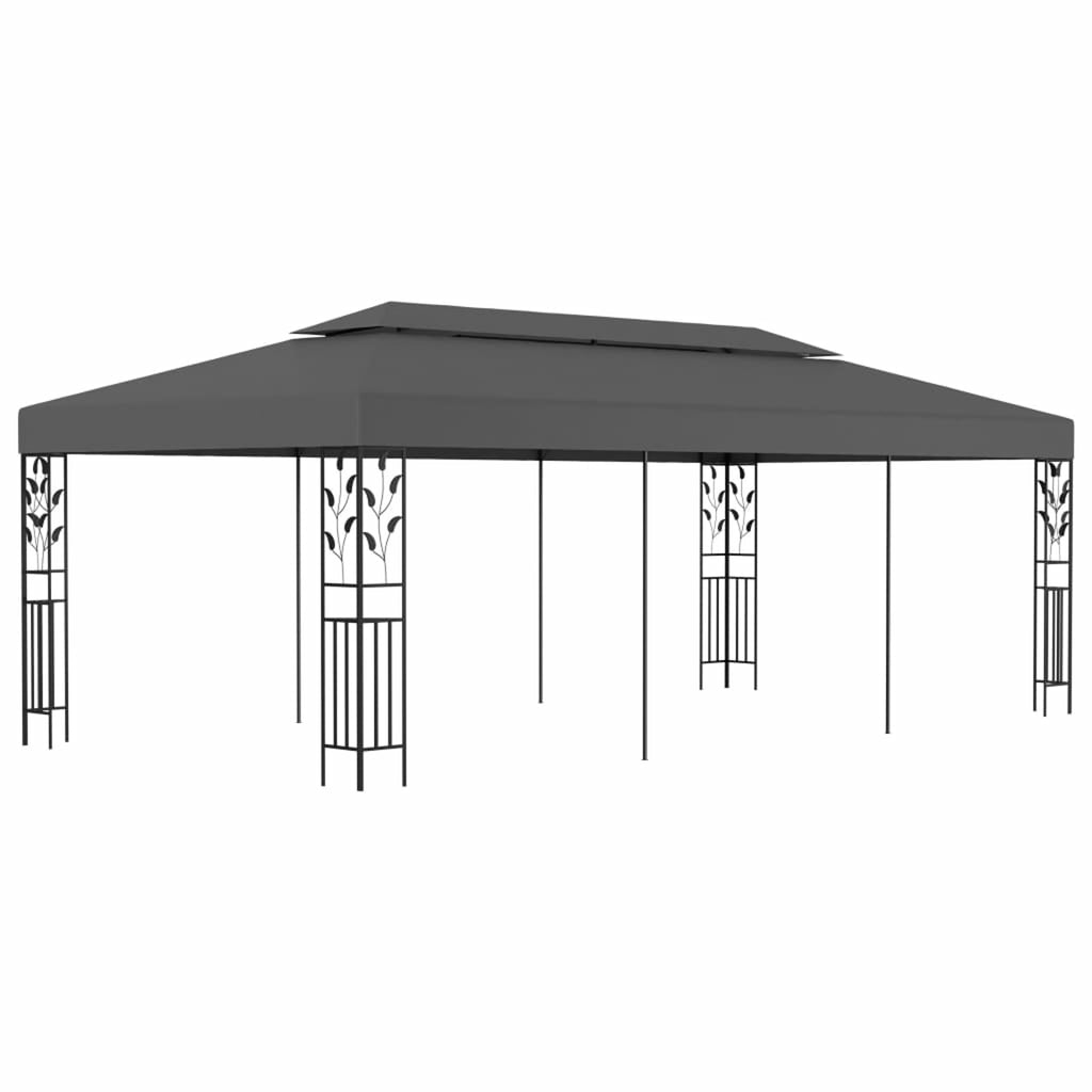 Blue Steel Frame Party Tent Gazebo Canopy Shelter K9524