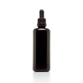 Black Ultraviolet Glass Bottle 10-Pack Set with Glass Eye Dropper C89664