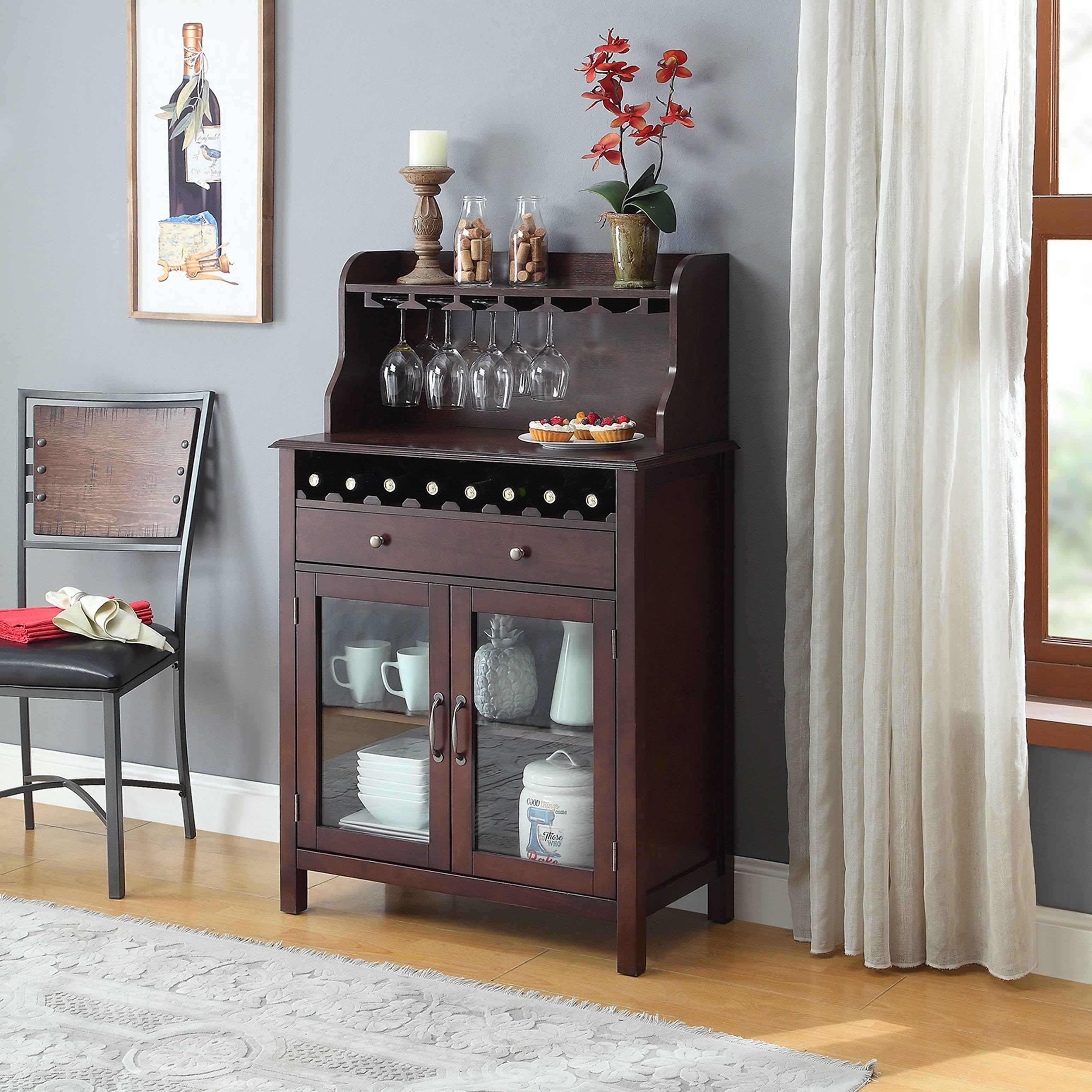 Black Bar Cabinet C929