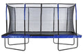 Blue/Black Rectangular Trampoline Set with Enclosure System A90827