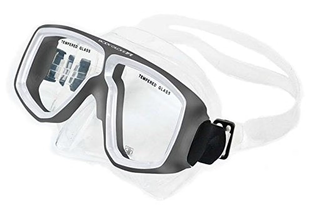 Silver Optical Corrective Lens Swim Mask R2568