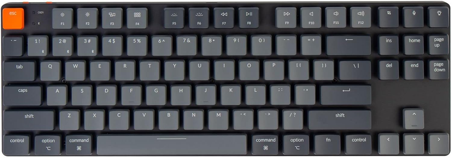 87 Keys Ultra-Slim Wireless Mechanical Keyboard D880109