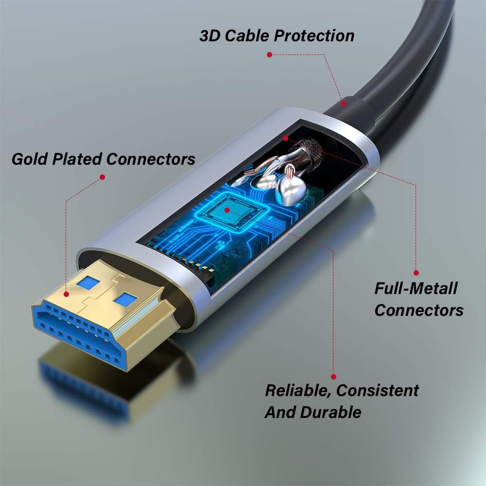 Fiber Optic HDMI Cable 100ft D900