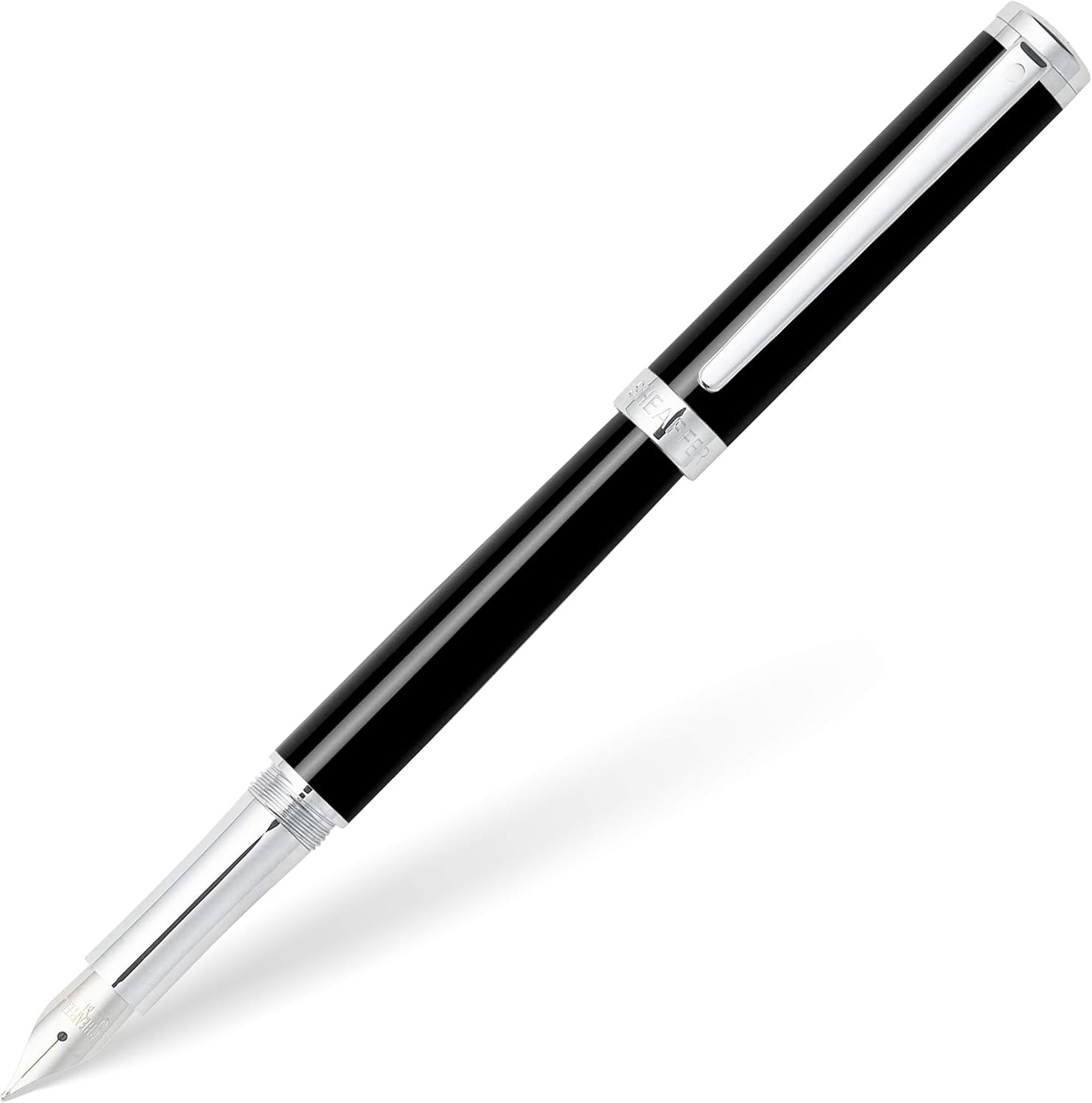 Translucent Blue Rollerball Pen with Chrome Cap L56866
