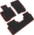 Black Red Heavy Duty Rubber Car Floor Liners S96199