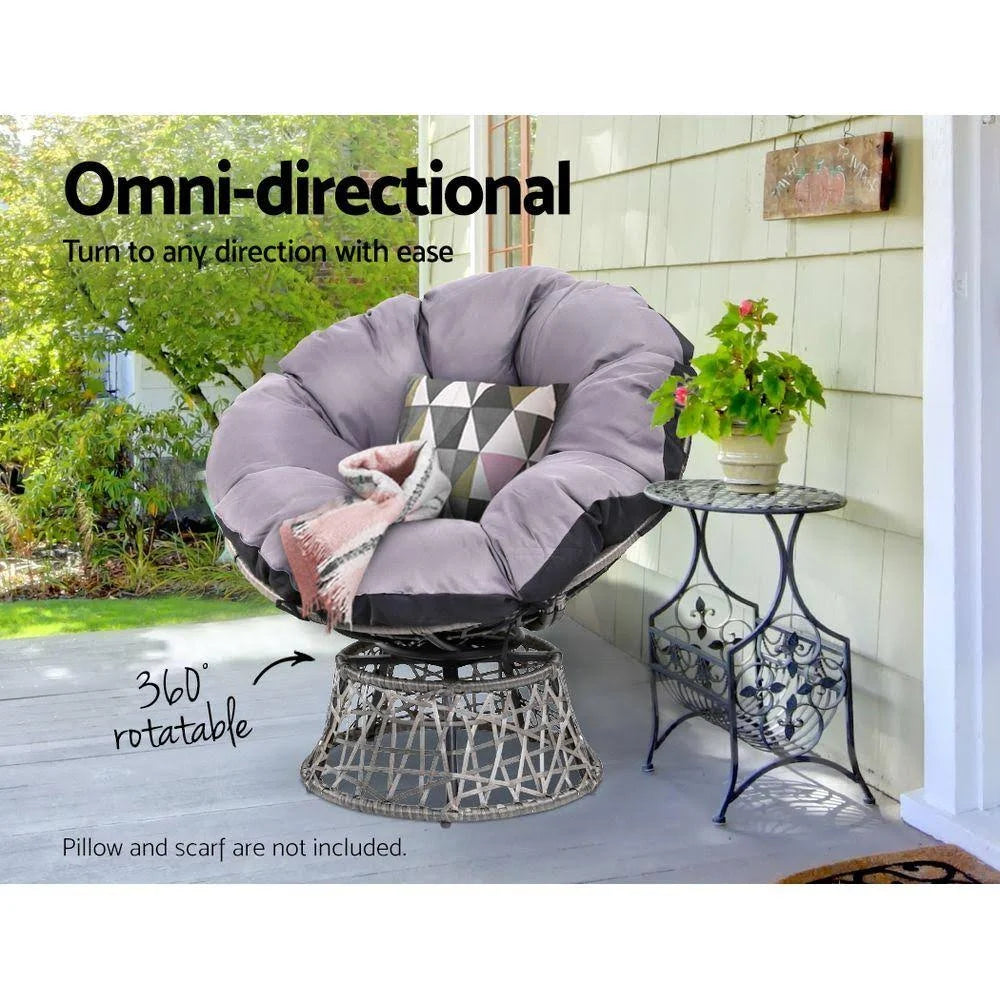 Grey Papasan Chair P991928