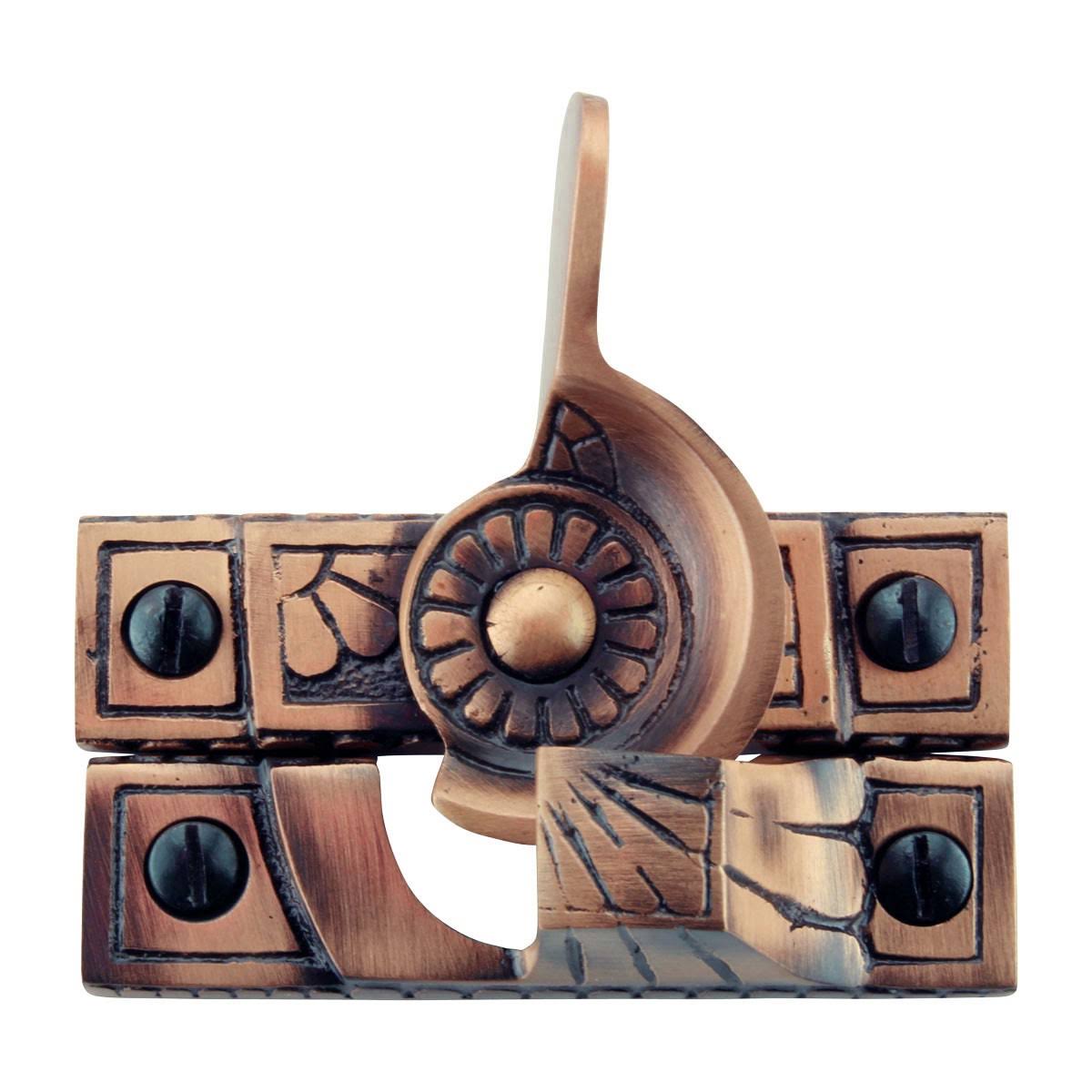 8 Ornate Solid Brass Window Sash Lock Y572261