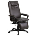 Brown Leather Reclining Office Chair U27186