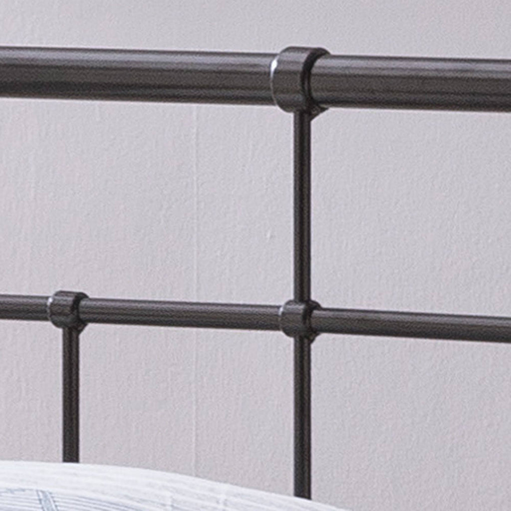 Charcoal Gray Queen Size Bed Frame W188