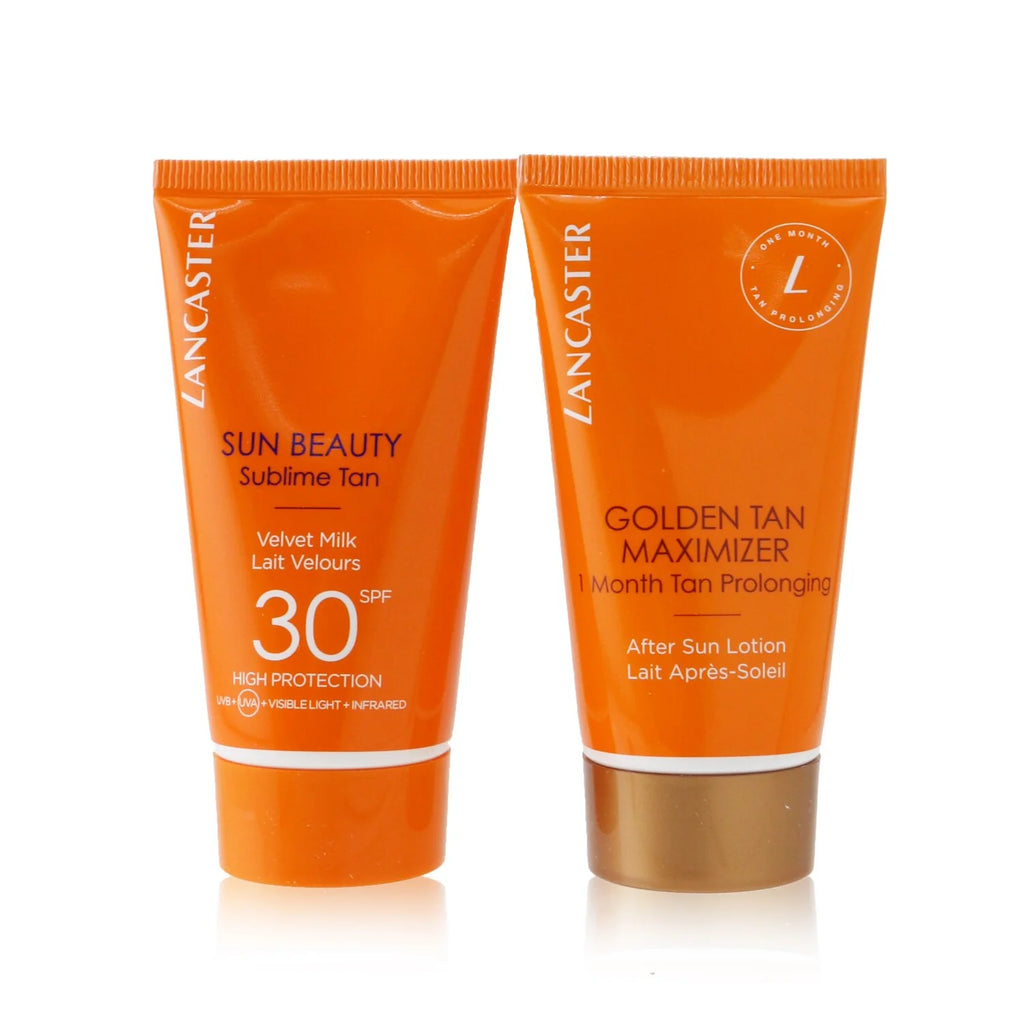 Sun Beauty Sublime Tan Velvet Milk SPF 30 and Golden Tan Maximizer After Sun Lotion 2pcs V711