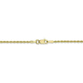 10k Yellow Gold Diamond-Cut Rope Chain Necklace N918209