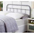 Grey Full Size Metal Headboard Y332