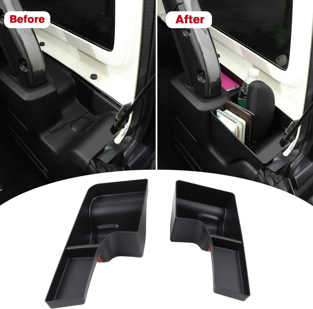 Trunk Storage Tray Organizers Rear Cargo Side Box Pack of 2 O1338