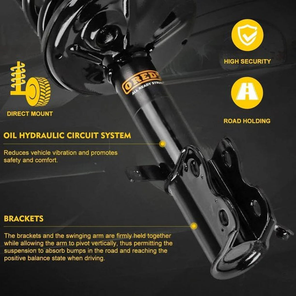 Front Right Passenger Side Complete Strut with Coil Spring Assembly N332